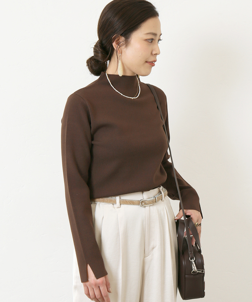 Simplicite（サンプリシテ）の「ソウバリ長袖プルオーバー◆（ニット/セーター・レディース・ホワイト/ブラック/ブラウン/パープル/オレンジ・FREE）」の20枚目の写真