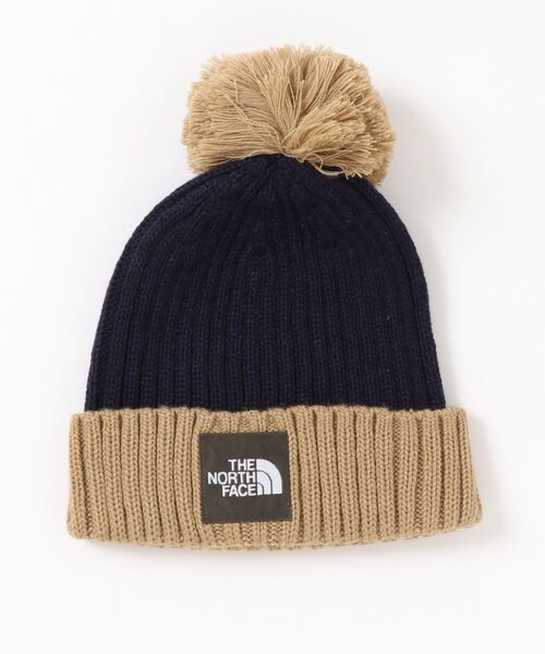 THE NORTH FACE(ザノースフェイス)の「NNJ41811/K POM POM CAPPUCHO(ニットキャップ/ビーニー・キッズ・ブラック/ダークブルー/レッド・FREE)」の3枚目の写真