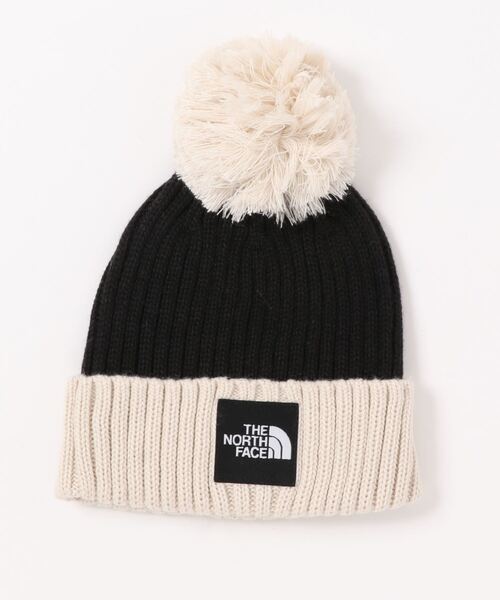 THE NORTH FACE(ザノースフェイス)の「NNJ41811/K POM POM CAPPUCHO(ニットキャップ/ビーニー・キッズ・ブラック/ダークブルー/レッド・FREE)」の2枚目の写真