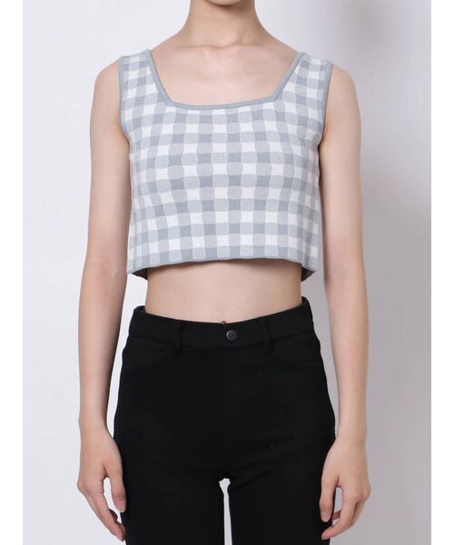 MURUA（ムルーア）の「【MURUA×よしミチ】サマーニットキャミ（ニット/セーター・レディース・グリーン/その他1・FREE）」の10枚目の写真