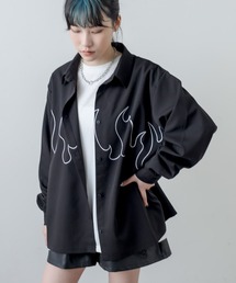 RASVOA | ファイヤーパターンシャツ(シャツ/ブラウス)