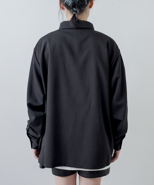 RASVOA（ラスボア）の「ファイヤーパターンシャツ（シャツ/ブラウス・レディース・ブラック/オフホワイト・FREE）」の19枚目の写真