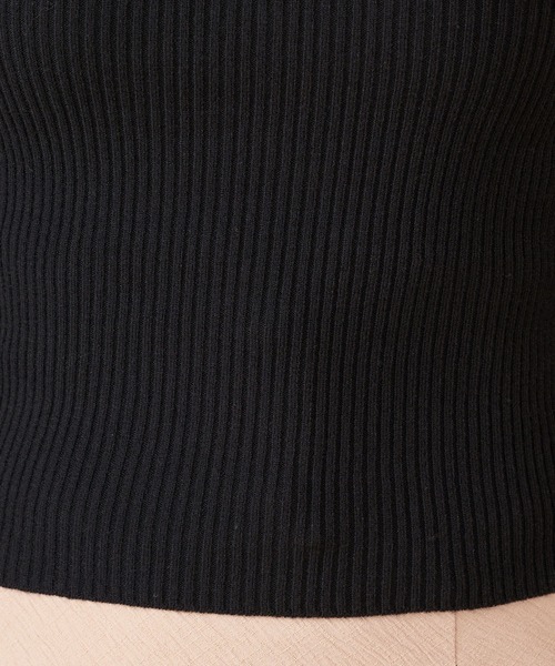 ROYAL PARTY（ロイヤルパーティー）の「【洗えるニット】オープンネックニットトップス（ニット/セーター・レディース・マルチ/モカ/オレンジ/ライトグレー/パープル/ブラック系その他/ブラック/オフホワイト・FREE）」の15枚目の写真