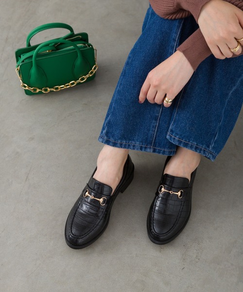 SpRay(スプレイ)の「ビット付ローファー(ローファー・レディース・ブラック/ブラック系その他/ブラウン系その他・SMALL/MEDIUM/LARGE/X-LARGE)」の1枚目の写真