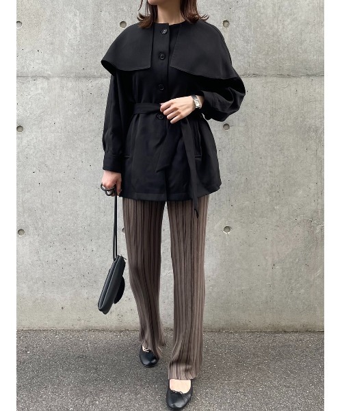 JUMELLE（ジュメロ）の「ストライプニットパンツ（その他パンツ・レディース・ベージュ/モカ・FREE）」の8枚目の写真