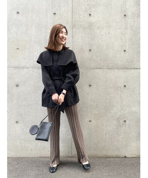 JUMELLE（ジュメロ）の「ストライプニットパンツ（その他パンツ・レディース・ベージュ/モカ・FREE）」の10枚目の写真