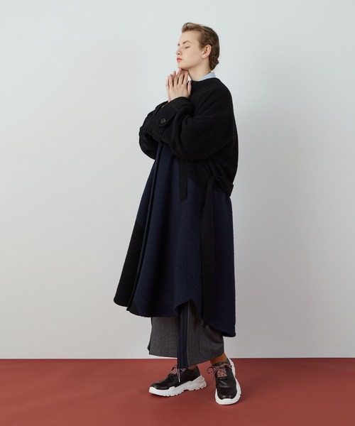 FRAPBOIS(フラボア)の「ケープコート(その他アウター・レディース・ブラック/モカ・1/0)」の15枚目の写真