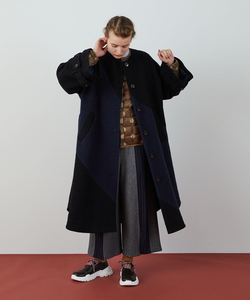 FRAPBOIS(フラボア)の「ケープコート(その他アウター・レディース・ブラック/モカ・1/0)」の19枚目の写真