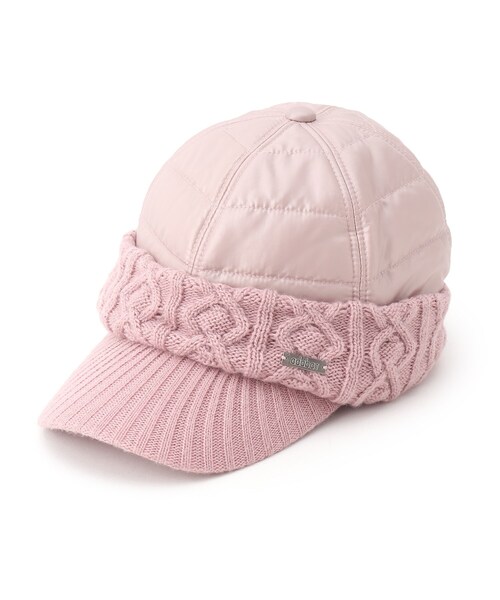 adabat(アダバット)の「◆防寒キャップ(キャップ・レディース・ライトグレー/ピンク/ダークネイビー・00)」の8枚目の写真