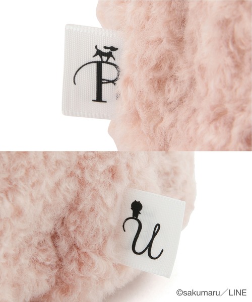 ROPE' PICNIC（ロペピクニック）の「【うさまる×ROPE' PICNIC】エコファー巾着＆クリアショルダーバッグ（ショルダーバッグ・レディース・オフホワイト/ピンク・FREE）」の22枚目の写真