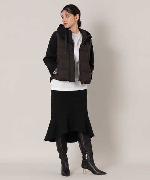 EPOCA THE SHOP（エポカザショップ）の「【川上さやか×EPOCA THE SHOP】バックロゴロングスリーブカットソー（Tシャツ/カットソー・レディース・チャコールグレー/ホワイト・38）」の5枚目の写真
