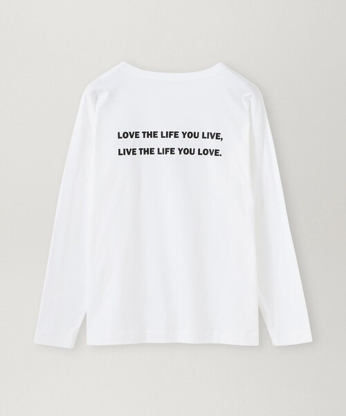 EPOCA THE SHOP（エポカザショップ）の「【川上さやか×EPOCA THE SHOP】バックロゴロングスリーブカットソー（Tシャツ/カットソー・レディース・チャコールグレー/ホワイト・38）」の16枚目の写真