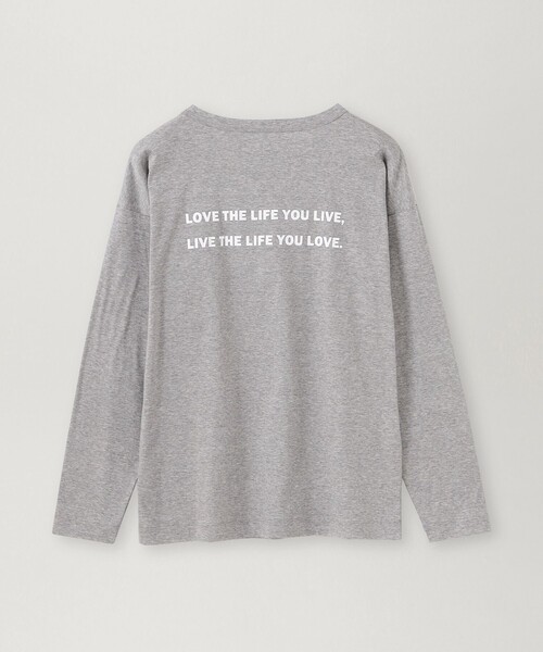 EPOCA THE SHOP（エポカザショップ）の「【川上さやか×EPOCA THE SHOP】バックロゴロングスリーブカットソー（Tシャツ/カットソー・レディース・チャコールグレー/ホワイト・38）」の17枚目の写真