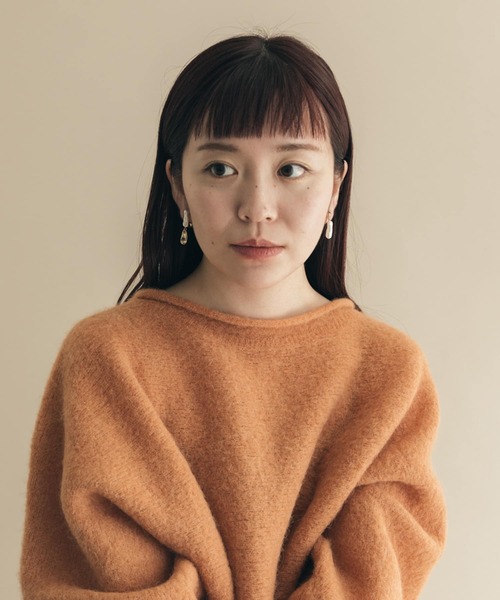 SMELLY（スメリー）の「メタルパールアシメイヤリング（イヤリング・レディース・ゴールド・-）」の4枚目の写真