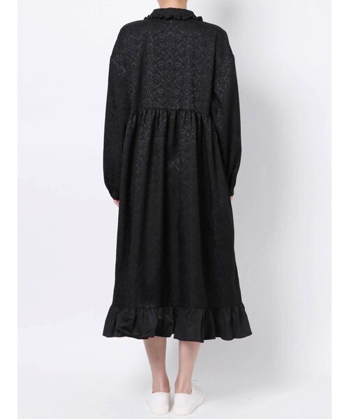 merry jenny（メリージェニー）の「ロングbearジャガードシャツワンピース（ワンピース・レディース・ブラック/ネイビー/ブルー・FREE）」の20枚目の写真