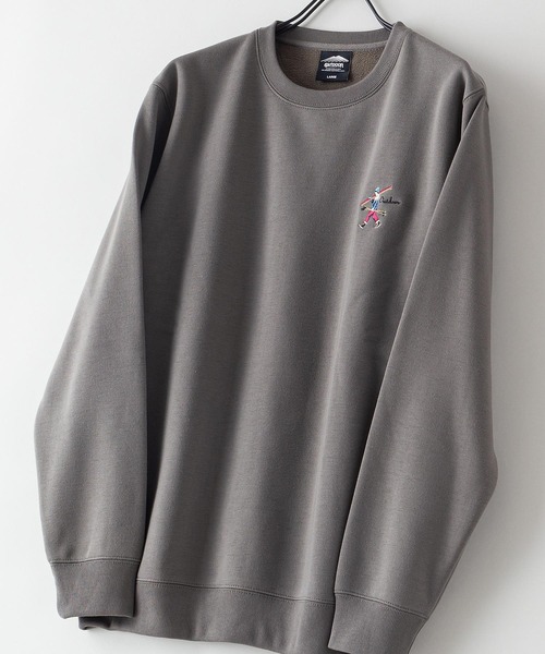 OUTDOOR PRODUCTS(アウトドアプロダクツ)の「【OUTDOOR PRODUCTS/アウトドアプロダクツ】CAMPモチーフ 裏フリーススウェットトレーナー ルーズシルエット(スウェット・メンズ・オリーブ/アイボリー/杢グレー/オフホワイト/ブラック/ライトブラウン・LARGE/MEDIUM/X-LARGE)」の6枚目の写真