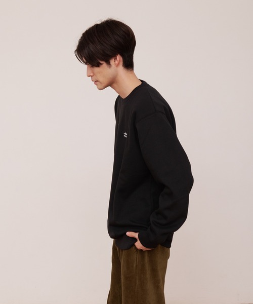 OUTDOOR PRODUCTS(アウトドアプロダクツ)の「【OUTDOOR PRODUCTS/アウトドアプロダクツ】CAMPモチーフ 裏フリーススウェットトレーナー ルーズシルエット(スウェット・メンズ・オリーブ/アイボリー/杢グレー/オフホワイト/ブラック/ライトブラウン・LARGE/MEDIUM/X-LARGE)」の20枚目の写真