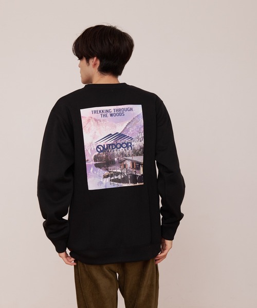 OUTDOOR PRODUCTS(アウトドアプロダクツ)の「【OUTDOOR PRODUCTS/アウトドアプロダクツ】CAMPモチーフ 裏フリーススウェットトレーナー ルーズシルエット(スウェット・メンズ・オリーブ/アイボリー/杢グレー/オフホワイト/ブラック/ライトブラウン・LARGE/MEDIUM/X-LARGE)」の21枚目の写真