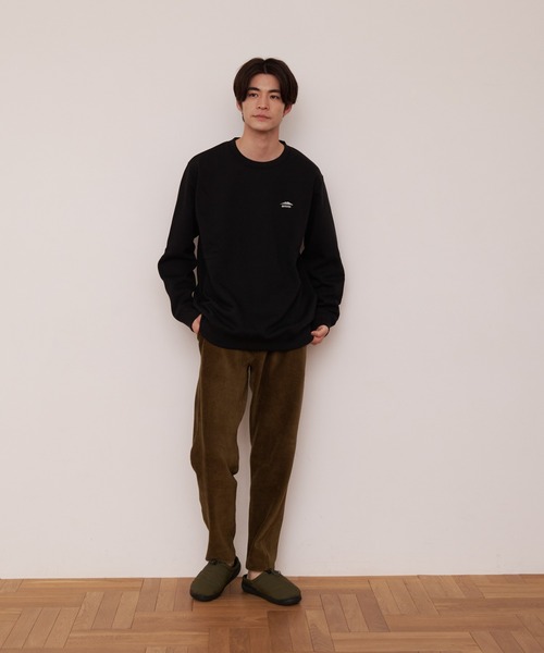 OUTDOOR PRODUCTS(アウトドアプロダクツ)の「【OUTDOOR PRODUCTS/アウトドアプロダクツ】CAMPモチーフ 裏フリーススウェットトレーナー ルーズシルエット(スウェット・メンズ・オリーブ/アイボリー/杢グレー/オフホワイト/ブラック/ライトブラウン・LARGE/MEDIUM/X-LARGE)」の15枚目の写真