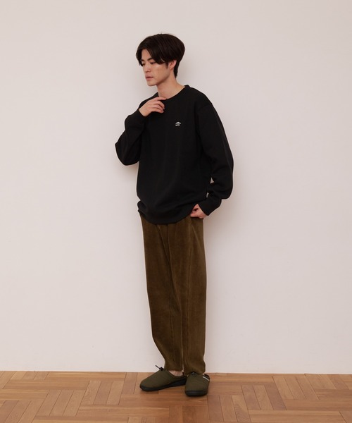 OUTDOOR PRODUCTS(アウトドアプロダクツ)の「【OUTDOOR PRODUCTS/アウトドアプロダクツ】CAMPモチーフ 裏フリーススウェットトレーナー ルーズシルエット(スウェット・メンズ・オリーブ/アイボリー/杢グレー/オフホワイト/ブラック/ライトブラウン・LARGE/MEDIUM/X-LARGE)」の16枚目の写真