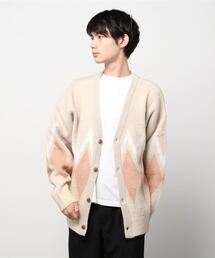 COVERNAT | PATTERN MOHAIR KNIT CARDIGAN(カーディガン/ボレロ)