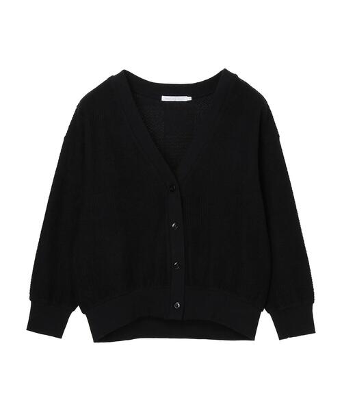 AMERICAN HOLIC（アメリカンホリック）の「Vネックカットジャガードカーディガン（カーディガン/ボレロ・レディース・ブラック/アイボリー・M/L）」の19枚目の写真