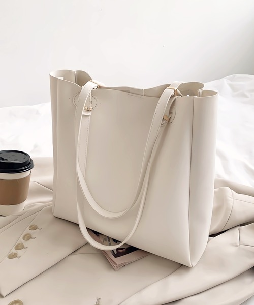 Dita（ディータ）の「ミニマルトートバッグ A4（トートバッグ・レディース・ブラック/ブラウン/ホワイト・FREE）」の10枚目の写真