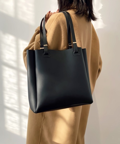 Dita（ディータ）の「ミニマルトートバッグ A4（トートバッグ・レディース・ブラック/ブラウン/ホワイト・FREE）」の12枚目の写真