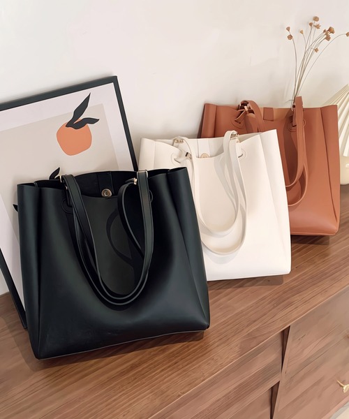 Dita（ディータ）の「ミニマルトートバッグ A4（トートバッグ・レディース・ブラック/ブラウン/ホワイト・FREE）」の16枚目の写真