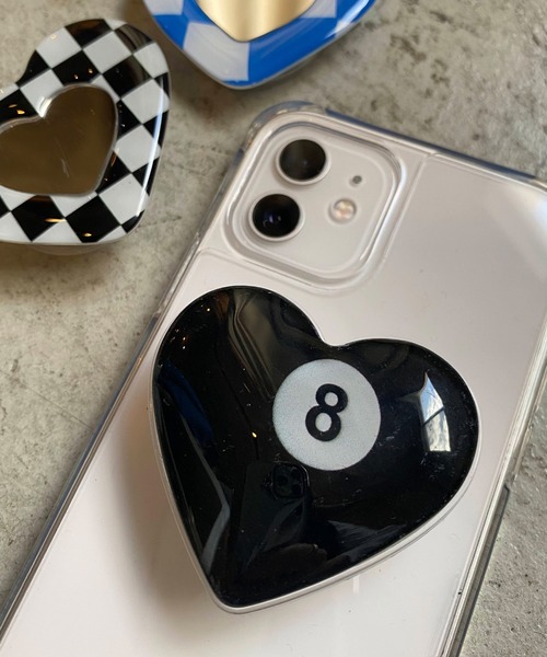 SPINNS（スピンズ）の「ハートモチーフ グリップトック（スマホグッズ・レディース・A/B/C・ONESIZE）」の2枚目の写真