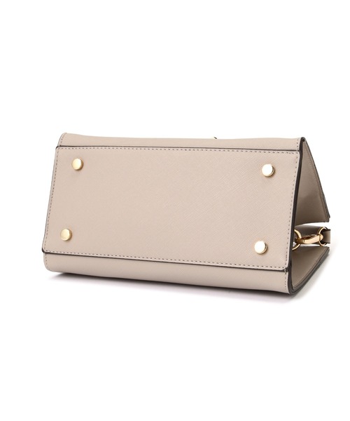 NATURAL BEAUTY BASIC（ナチュラルビューティーベーシック）の「ノットリボンハンドバッグ（クラッチバッグ・レディース・ベージュ系その他2/ブラック・ﾌﾘ-）」の10枚目の写真