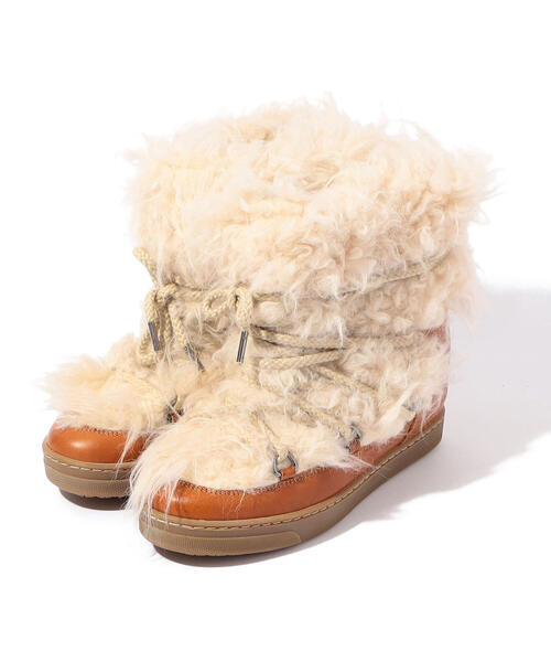 ISABEL MARANT(イザベルマラン)の「ISABEL MARANT NOWLES ウィンターブーツ(ブーツ・レディース・キャメル・38/37)」の1枚目の写真