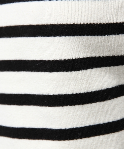 ROSE BUD(ローズバッド)の「【カタログ掲載】【雑誌掲載】LCTT-15120 HI-NECK L/S CROPPED-T(Tシャツ/カットソー・レディース・ホワイト/ブラック/ミックスグレー/ブルー・ONE SIZE)」の8枚目の写真