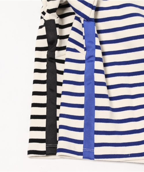 ROSE BUD(ローズバッド)の「【カタログ掲載】【雑誌掲載】LCTT-15120 HI-NECK L/S CROPPED-T(Tシャツ/カットソー・レディース・ホワイト/ブラック/ミックスグレー/ブルー・ONE SIZE)」の17枚目の写真