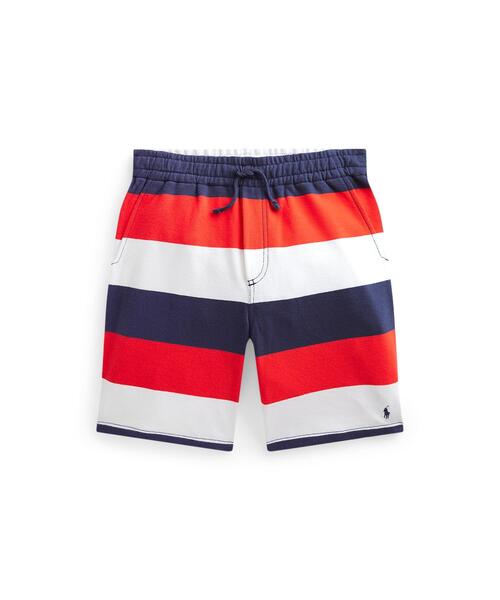 ストライプド スパ テリー ショートパンツ