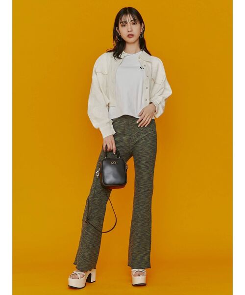 EMODA(エモダ)の「フィットフレアストレッチパンツ(その他パンツ・レディース・ブラック/その他/その他1・FREE)」の20枚目の写真