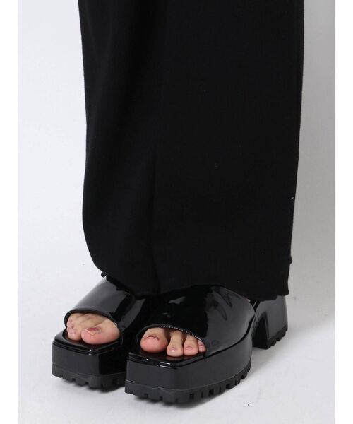 EMODA(エモダ)の「フィットフレアストレッチパンツ(その他パンツ・レディース・ブラック/その他/その他1・FREE)」の18枚目の写真