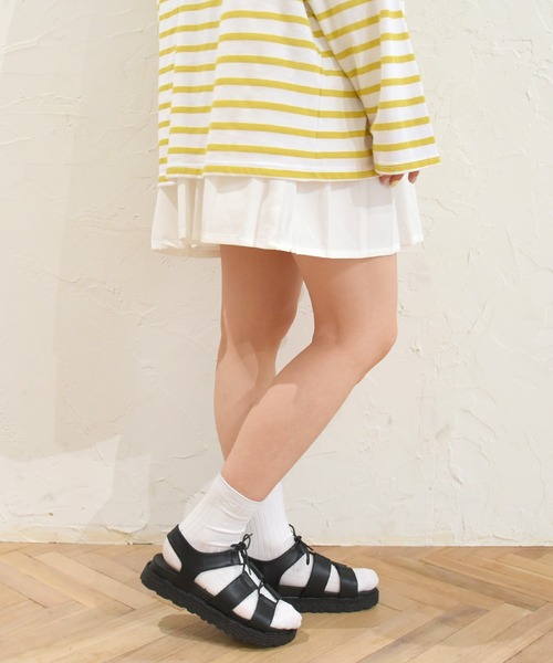 NOFALL（ノーフォール）の「レースアップサンダル（サンダル・レディース・ブラック/ベージュ・3L/S/M/SS/LL/L）」の17枚目の写真