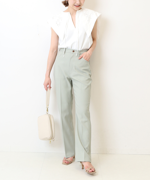 SLOBE IENA(スローブイエナ)の「【Wrangler/ラングラー】LADIS WRANCHER DRESS パンツ(その他パンツ・レディース・オレンジ/ライトグリーン・38/36)」の8枚目の写真