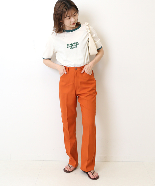 SLOBE IENA(スローブイエナ)の「【Wrangler/ラングラー】LADIS WRANCHER DRESS パンツ(その他パンツ・レディース・オレンジ/ライトグリーン・38/36)」の21枚目の写真
