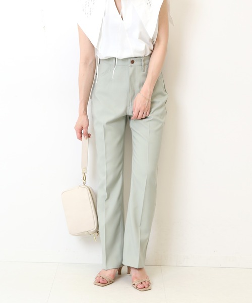 SLOBE IENA【Wrangler】WRANCHERパンツ Wrangler/ラングラー SLOBE別注 ワイドランチャー（スラックス