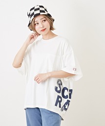 CUBE SUGAR | 天竺カットソーペイズリーロゴTシャツ(Tシャツ/カットソー)