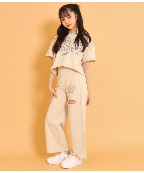 セール フードショートトップス スウェットパンツセット スウェット Anap Girl アナップガール のファッション通販 Zozotown