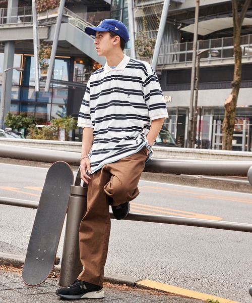 U.S. POLO ASSN.(ユーエスポロアッスン)の「U.S. POLO ASSN. /ユーエスポロアッスン 別注 ワンポイント刺繍ロゴ オーバーサイズ半袖ポロシャツ(ポロシャツ・レディース・ブラック/ネイビー/オフホワイト/グリーン/ホワイト系その他/ブルー系その他/ケリー/ブラック系その他/ホワイト系その他2/ブルー系その他2・M/L)」の19枚目の写真