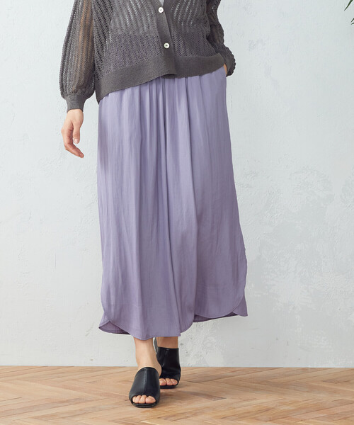 COMME CA ISM(コムサイズム)の「スカーチョ(その他パンツ・レディース・ライトグレー/チャコール/パープル・SMALL/MEDIUM/LARGE)」の11枚目の写真