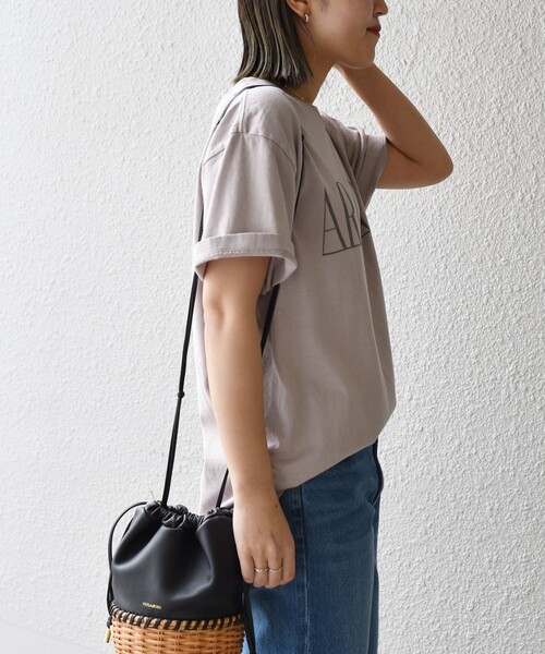 Odub（オーダブ）の「【SHIPS別注】Odub:プロセッシング ハーフスリーブ TEE◇（Tシャツ/カットソー・レディース・ライトブルー/ブラウン/ベージュ/ダークグレー/ホワイト/チャコールグレー/ベージュ系その他/パープル・ONE SIZE）」の12枚目の写真