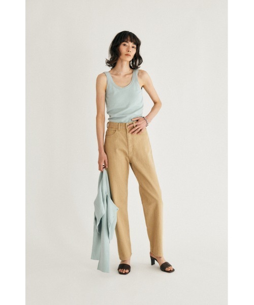 M_（エムアンダーバー）の「【M_】OGC RELAX TAPERED（デニムパンツ・レディース・ダークブルー/アイボリー/ベージュ・2/0/1）」の10枚目の写真