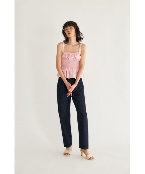 M_（エムアンダーバー）の「【M_】OGC RELAX TAPERED（デニムパンツ・レディース・ダークブルー/アイボリー/ベージュ・2/0/1）」の18枚目の写真