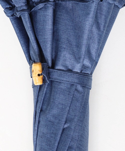 Cepica（セピカ）の「【pink trick / ピンクトリック】完全遮光フリルデニム風長傘(晴雨兼用)（長傘・レディース・ネイビー/ブルー・FREE）」の17枚目の写真