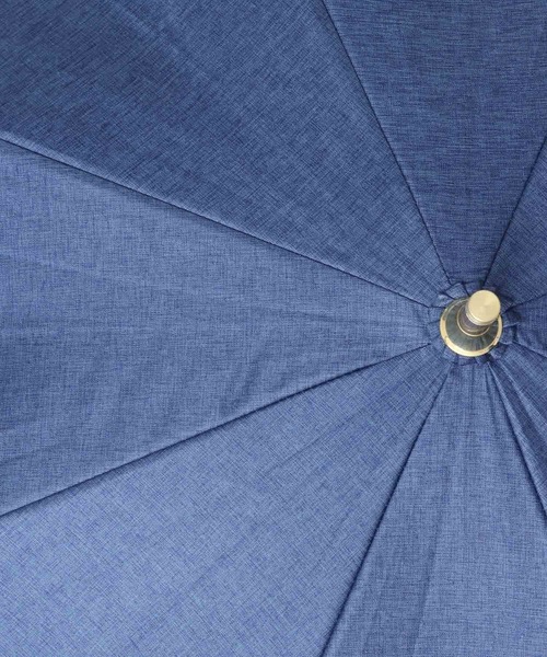 Cepica（セピカ）の「【pink trick / ピンクトリック】完全遮光フリルデニム風長傘(晴雨兼用)（長傘・レディース・ネイビー/ブルー・FREE）」の3枚目の写真